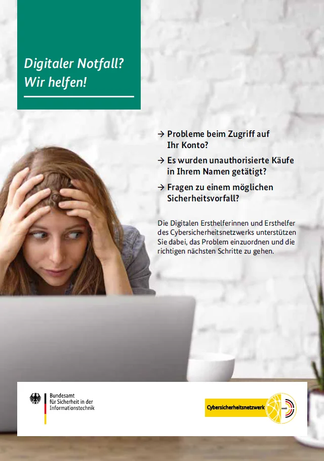 Deckblatt Flyer vom CSN für Interessierte